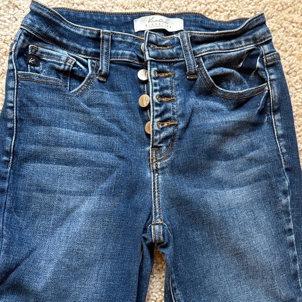 KanCan High Rise Dark Blue Jeans